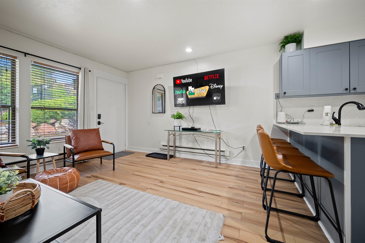 Unwind after a day of adventure with a big Smart TV for all your favorite shows and movies.
