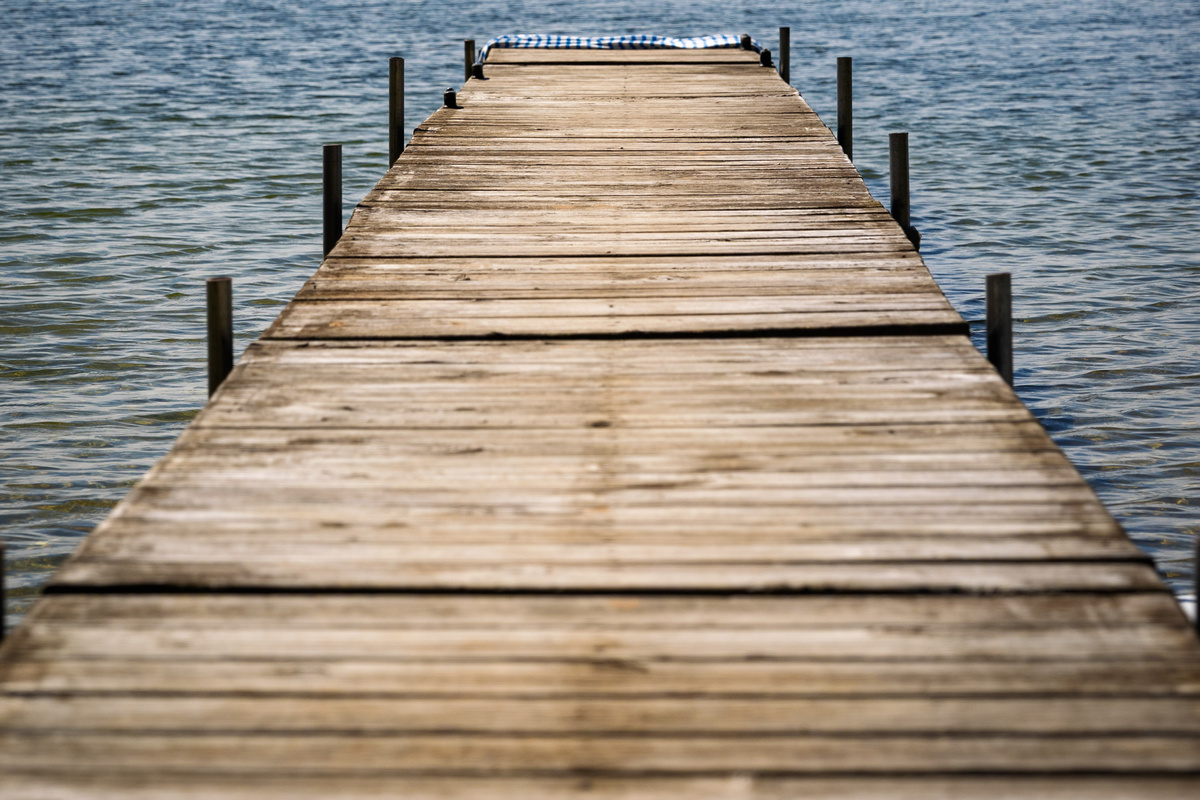 The dock is the perfect place to find a moment of peace and silence. It's here waiting for you.