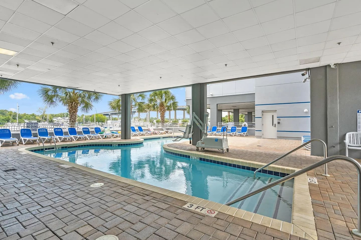 Well-maintained pool