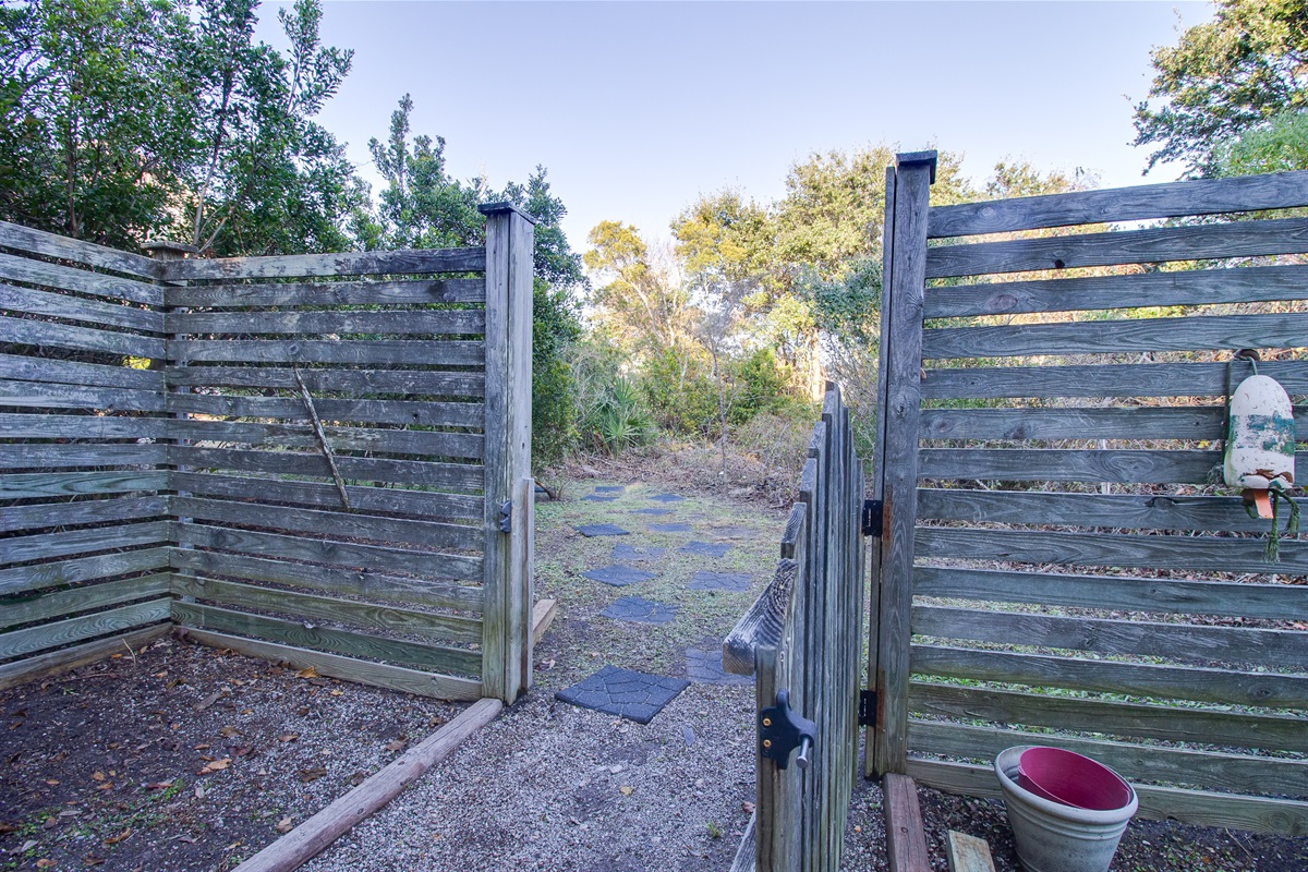 Back Gate to Kayak Launch