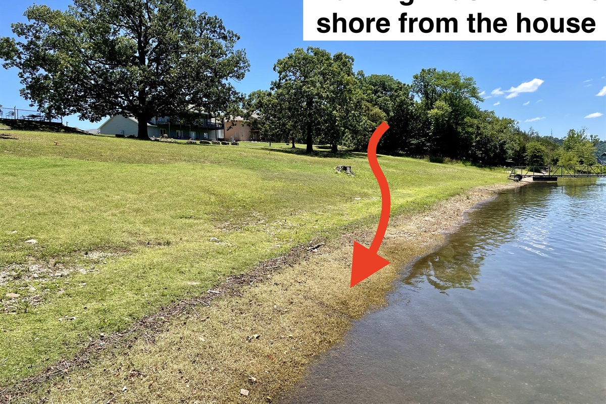 Walk down to the shoreline!