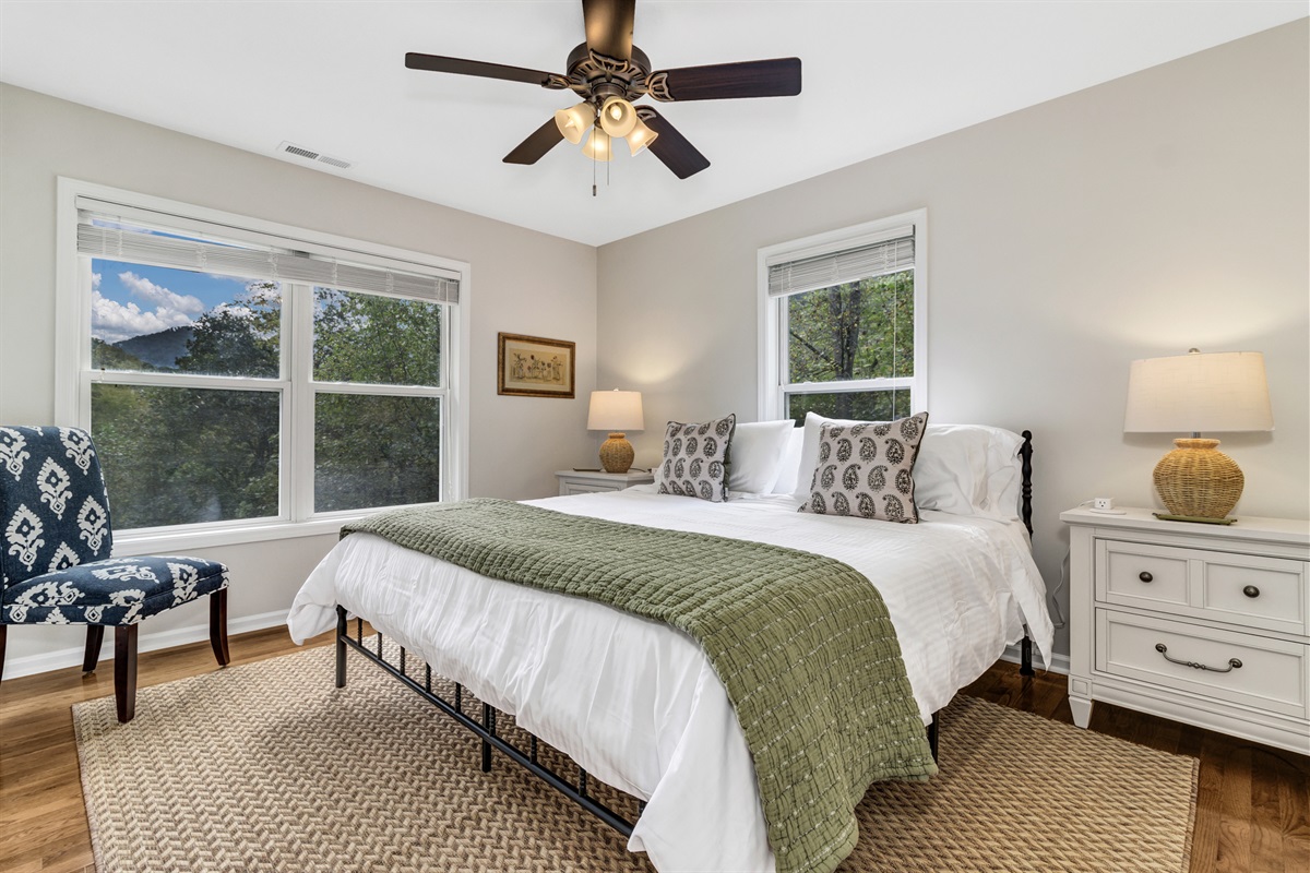 Third Bedroom - Upstairs - King Bed