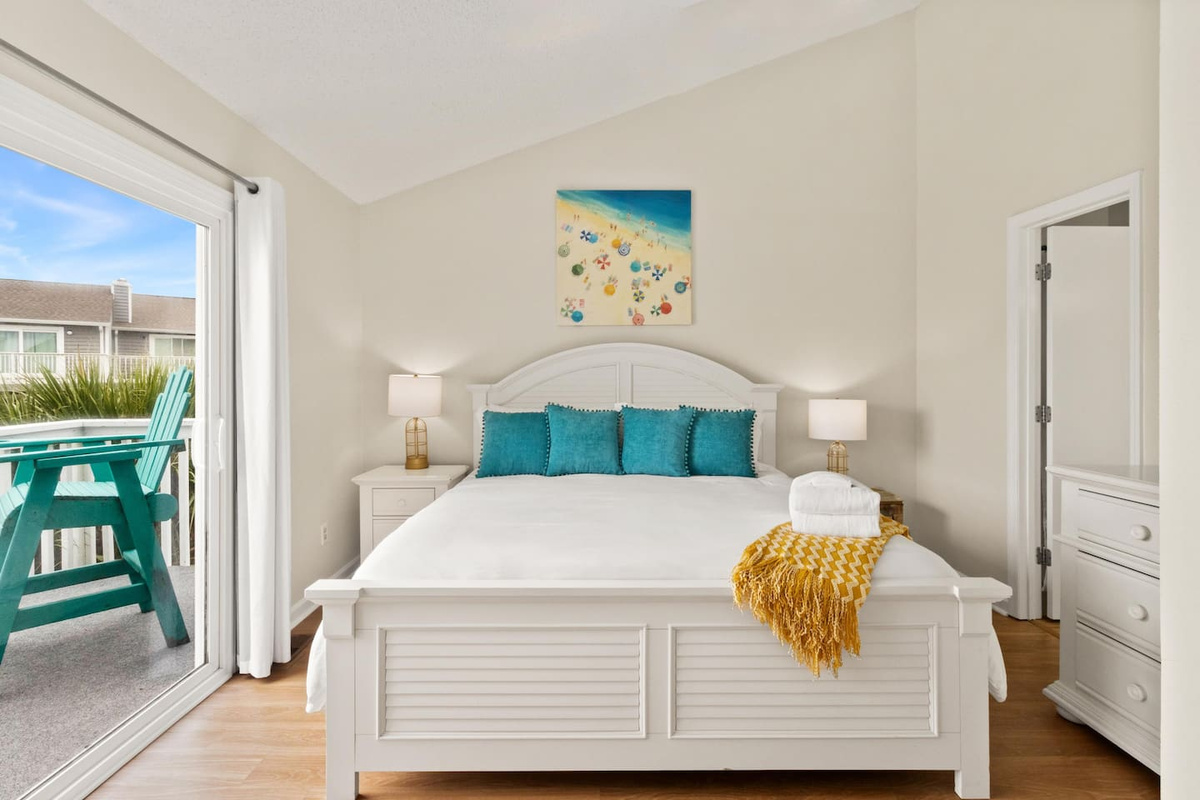 Sink into the king bed, let the natural light in, and actually rest &mdash; the master suite earns its name.