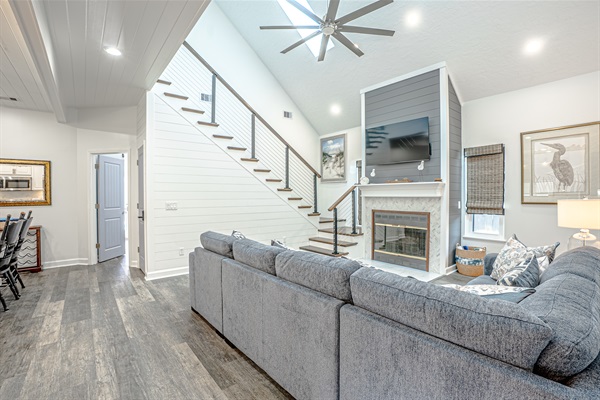 View of Living Space from Entryway