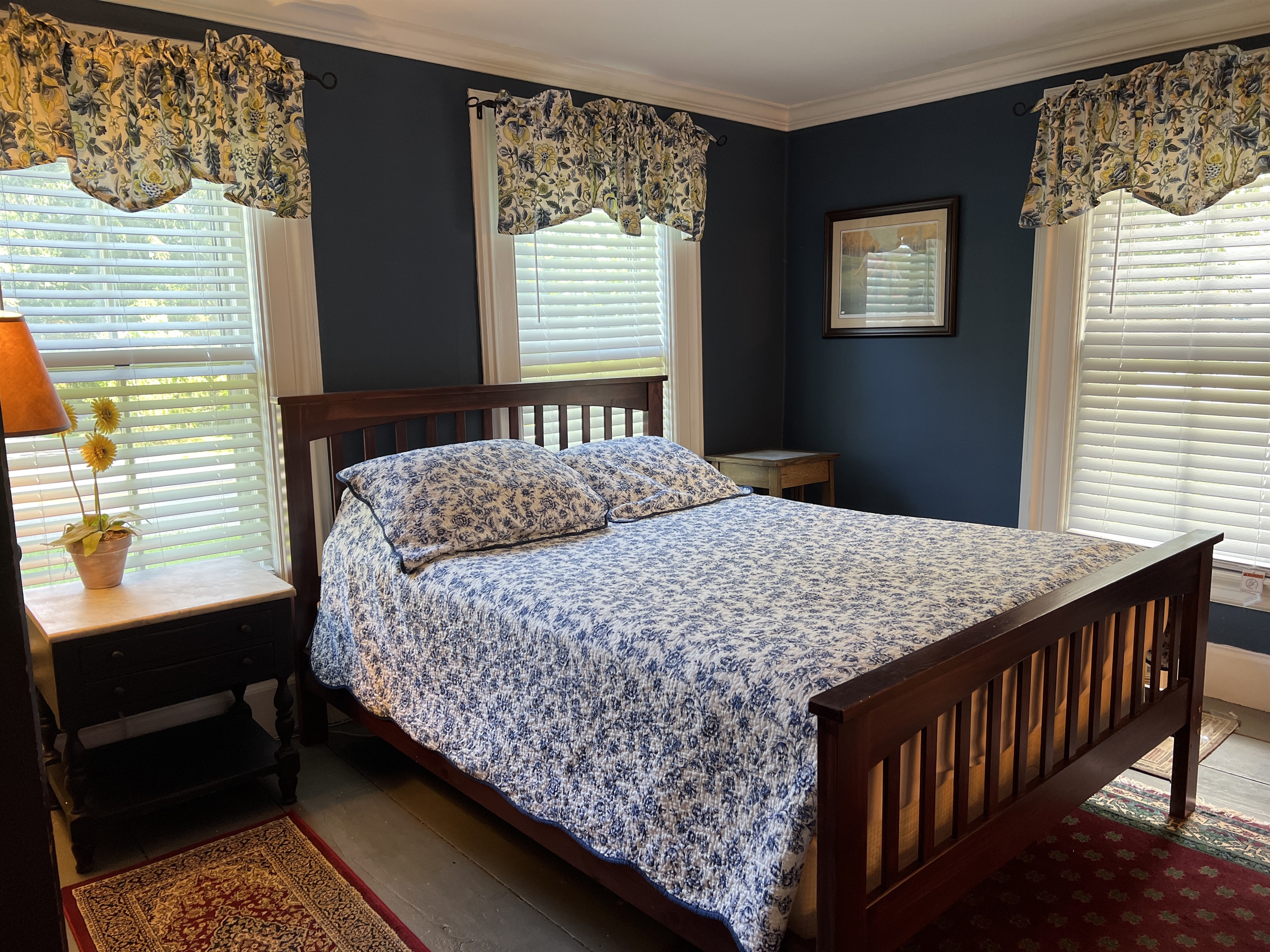 First floor queen bedroom with ensuite bathroom.