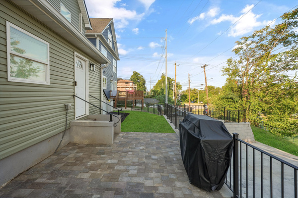 Patio area perfect for grilling!