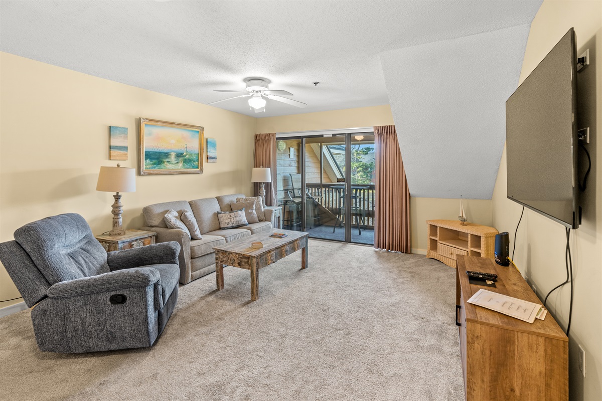 Living Room with sleeper sofa