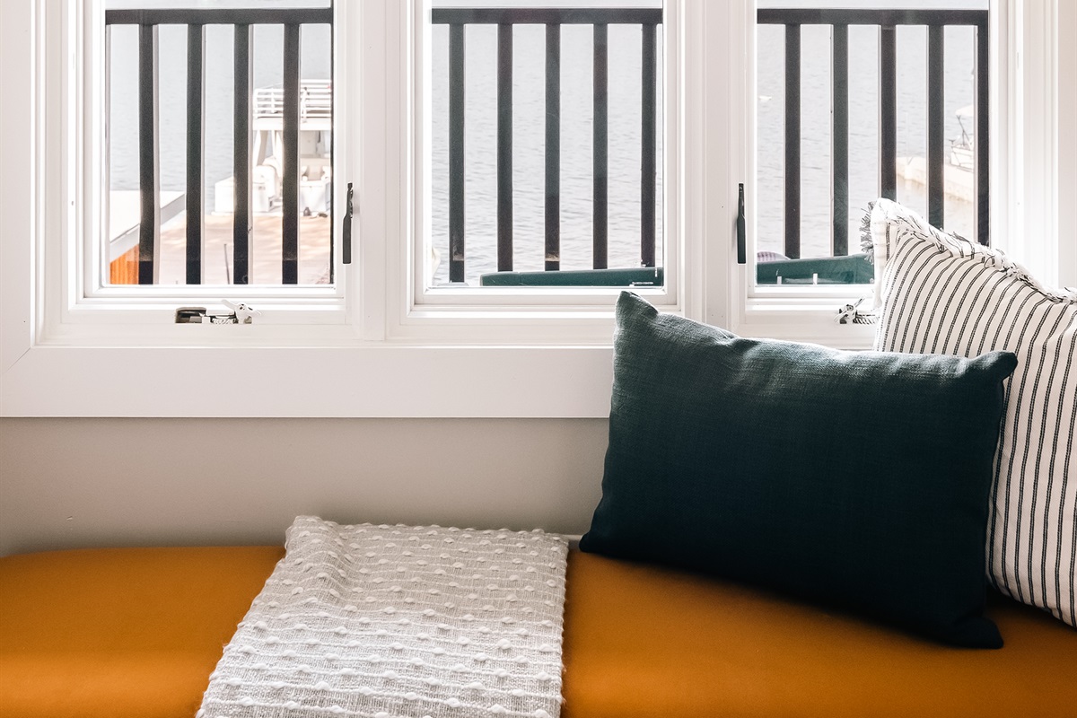 Cozy landing spot between the bedrooms.