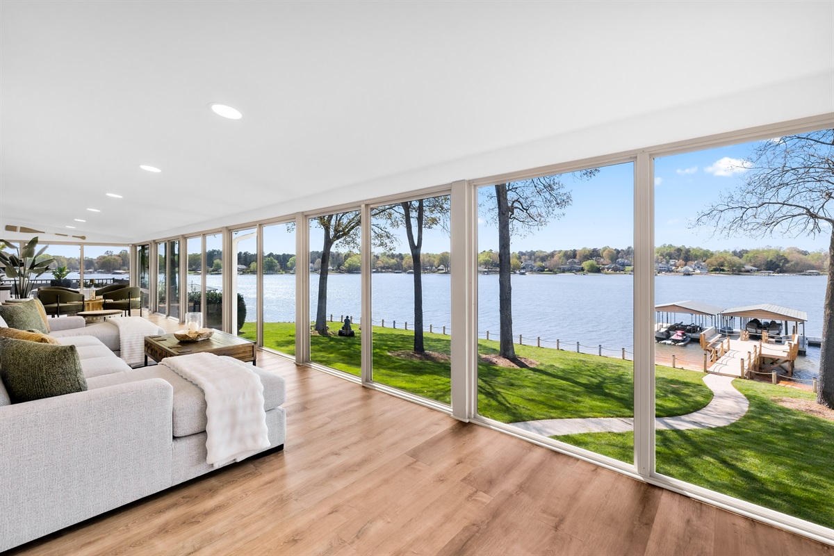 Enjoy peaceful mornings and stunning waterfront scenery.