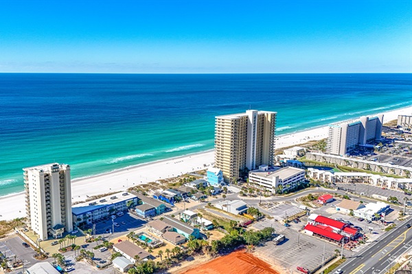Aerial view of Whispering Seas