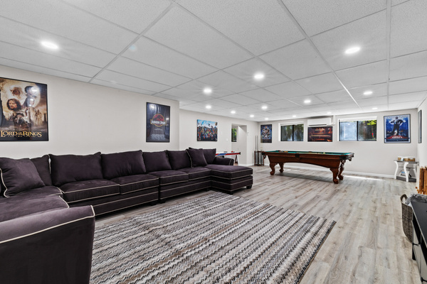Bright lights ensuring the high-energy gaming zone is always perfectly lit