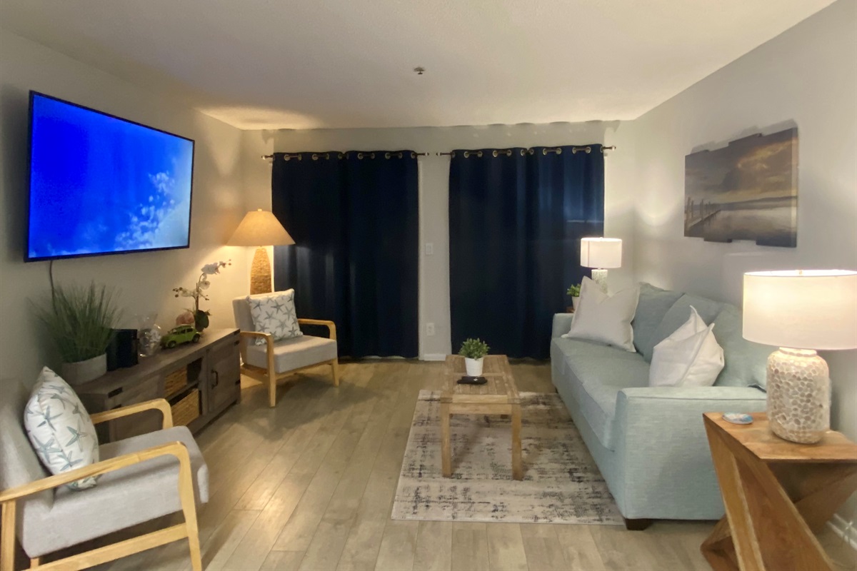 Living Room with sofa bed