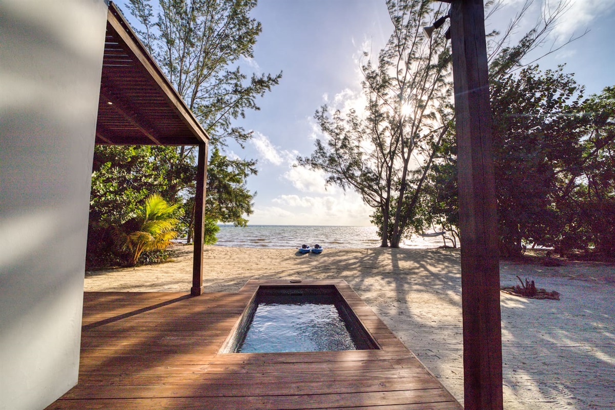 Private dipping pool