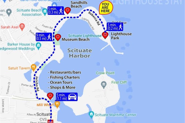 Explore all what Scituate Harbor has to offer at this conveniently located home!
