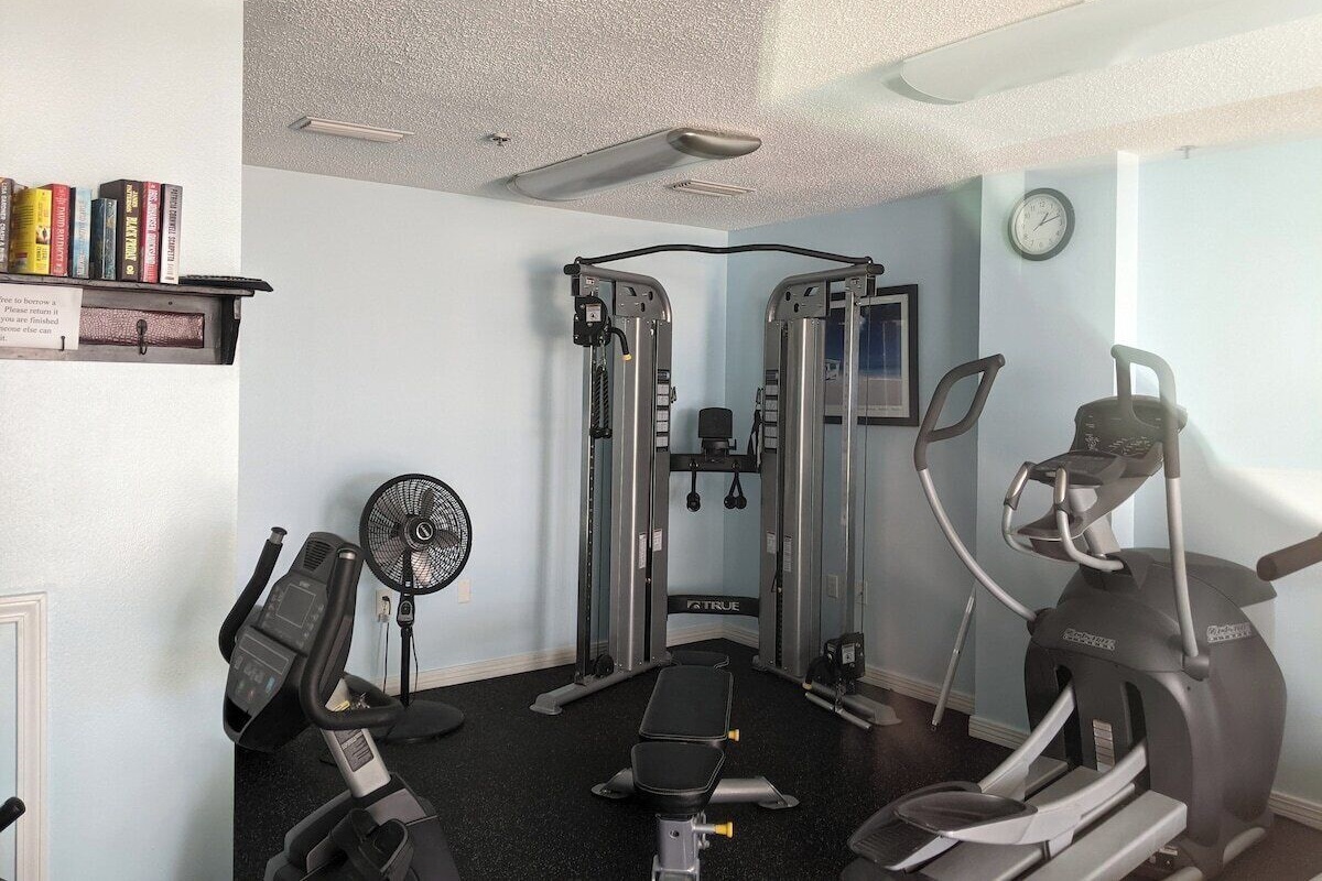 Gym for use at the Dunes tower