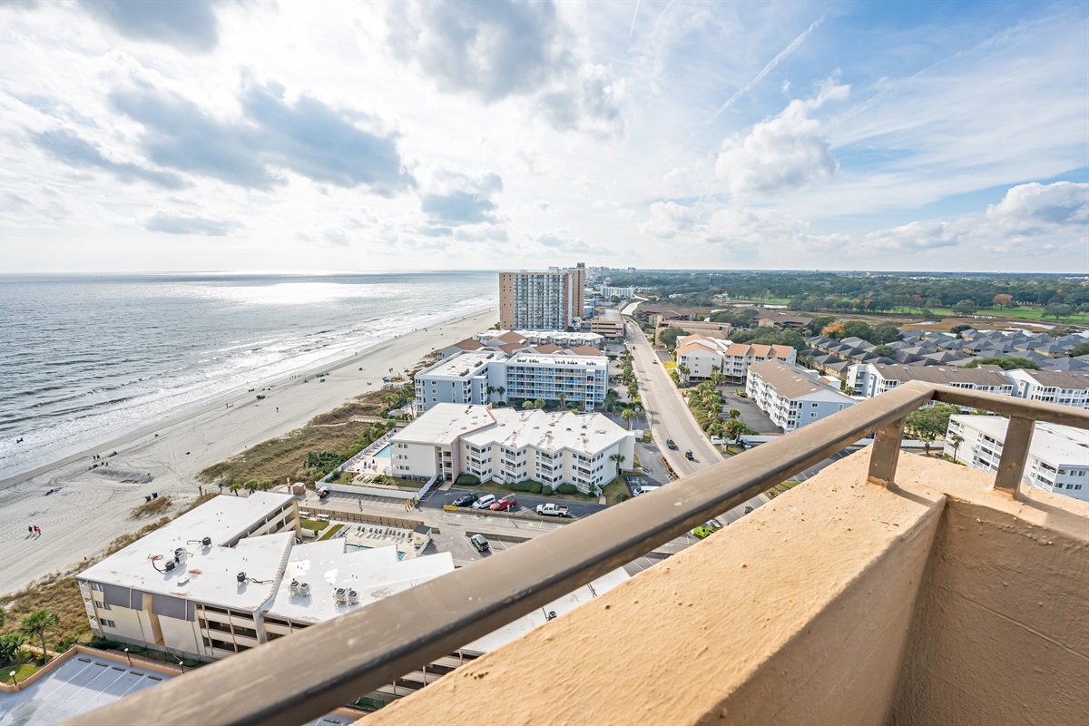 Amazing View from the Balcony!