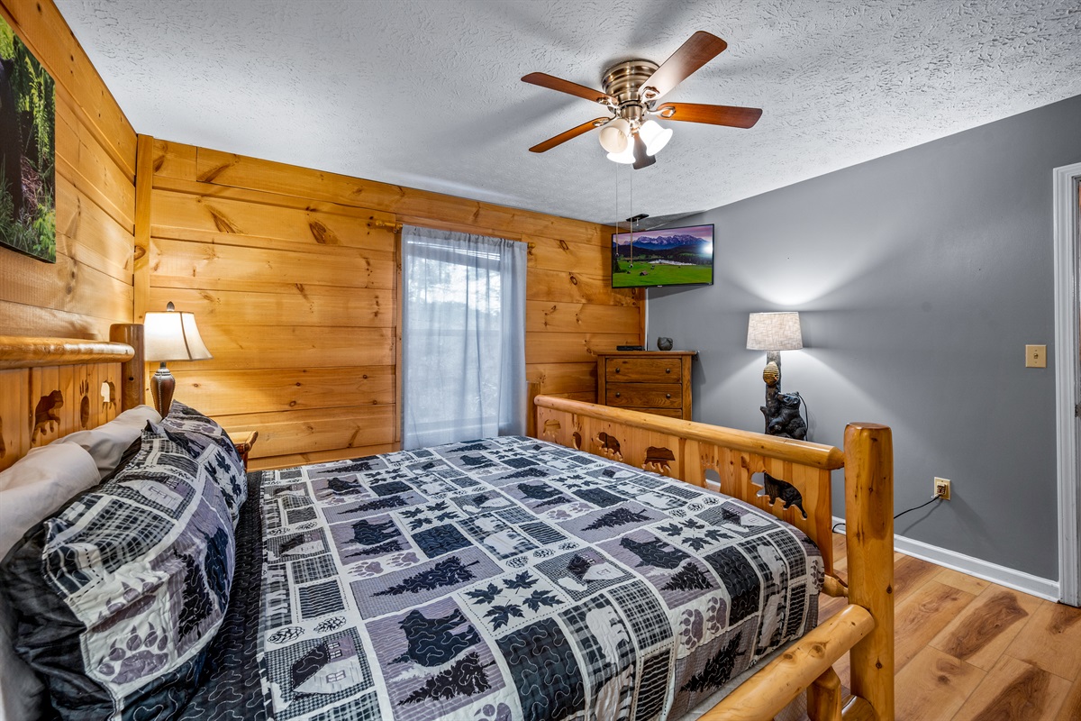 Master Bedroom with King bed