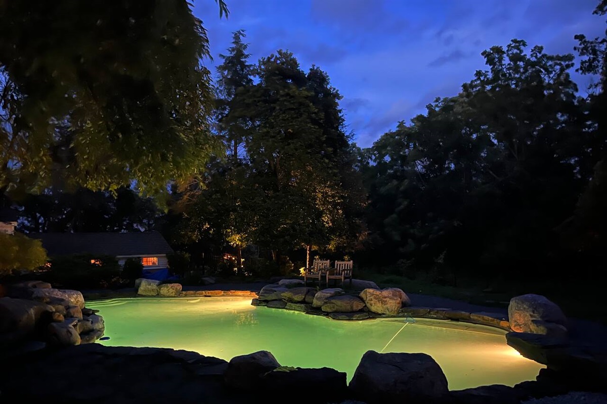 Lighted Pool
