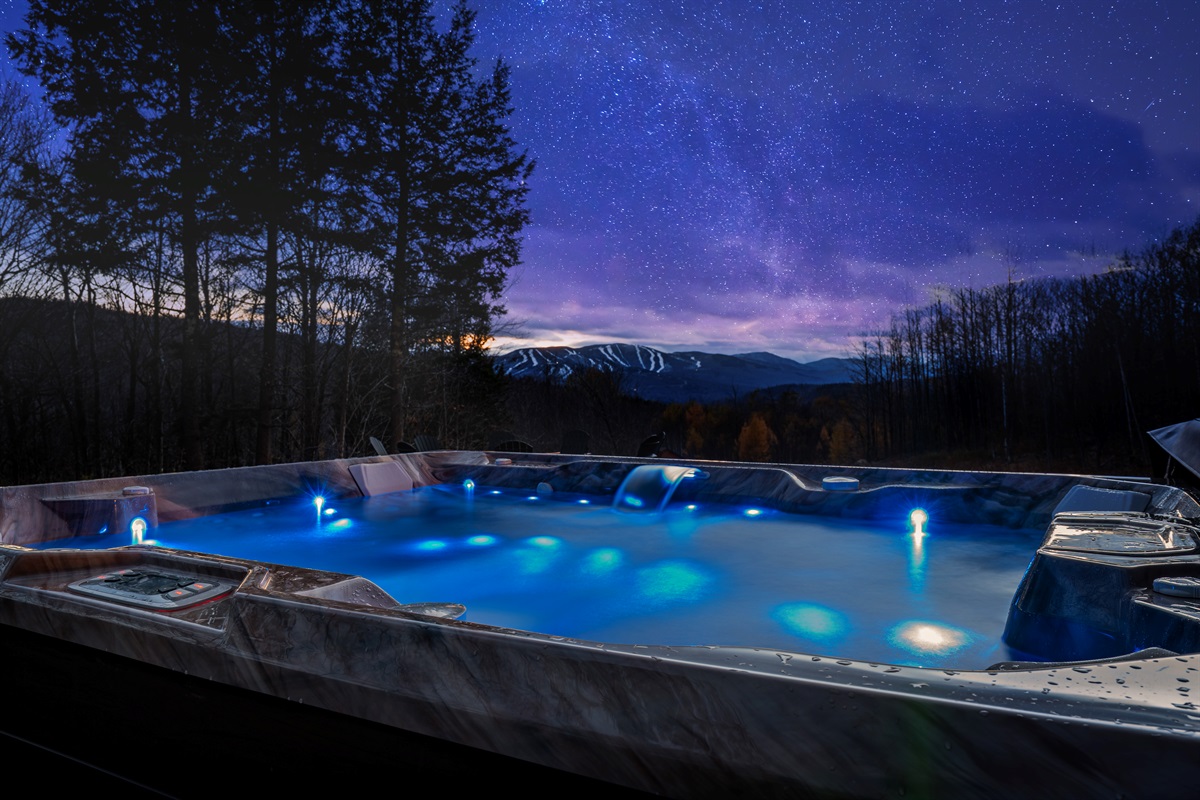 Your perfect stay begins in the hot tub