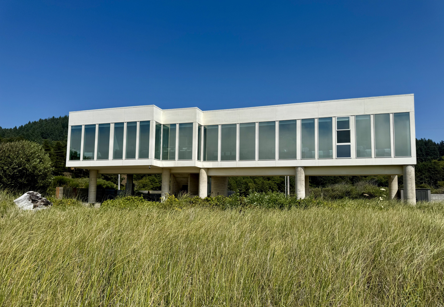 Beachfront with less than 50’ walk to sandy beach