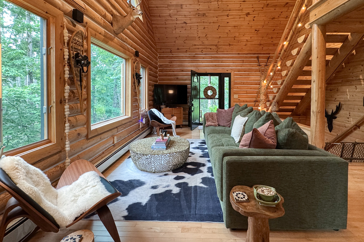 Living Room with Cozy Couch