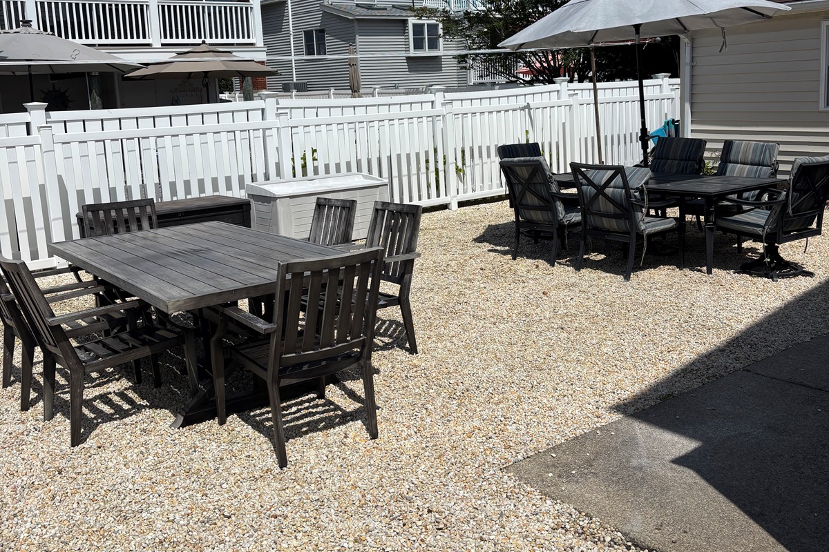 Huge fenced-in back yard