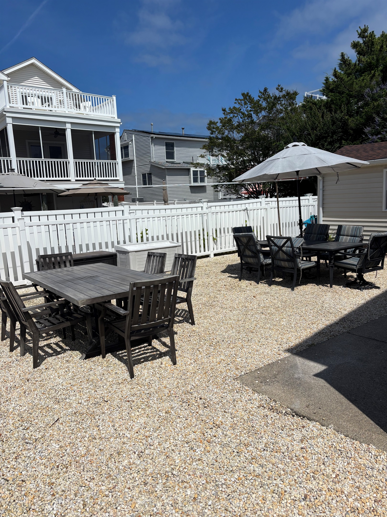 Huge fenced-in back yard