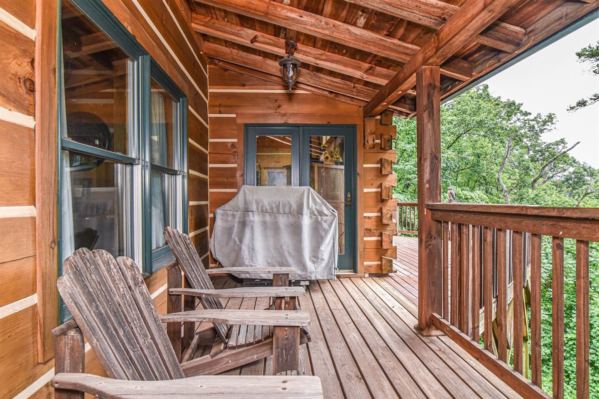 Wraparound Porch - Propane Grill