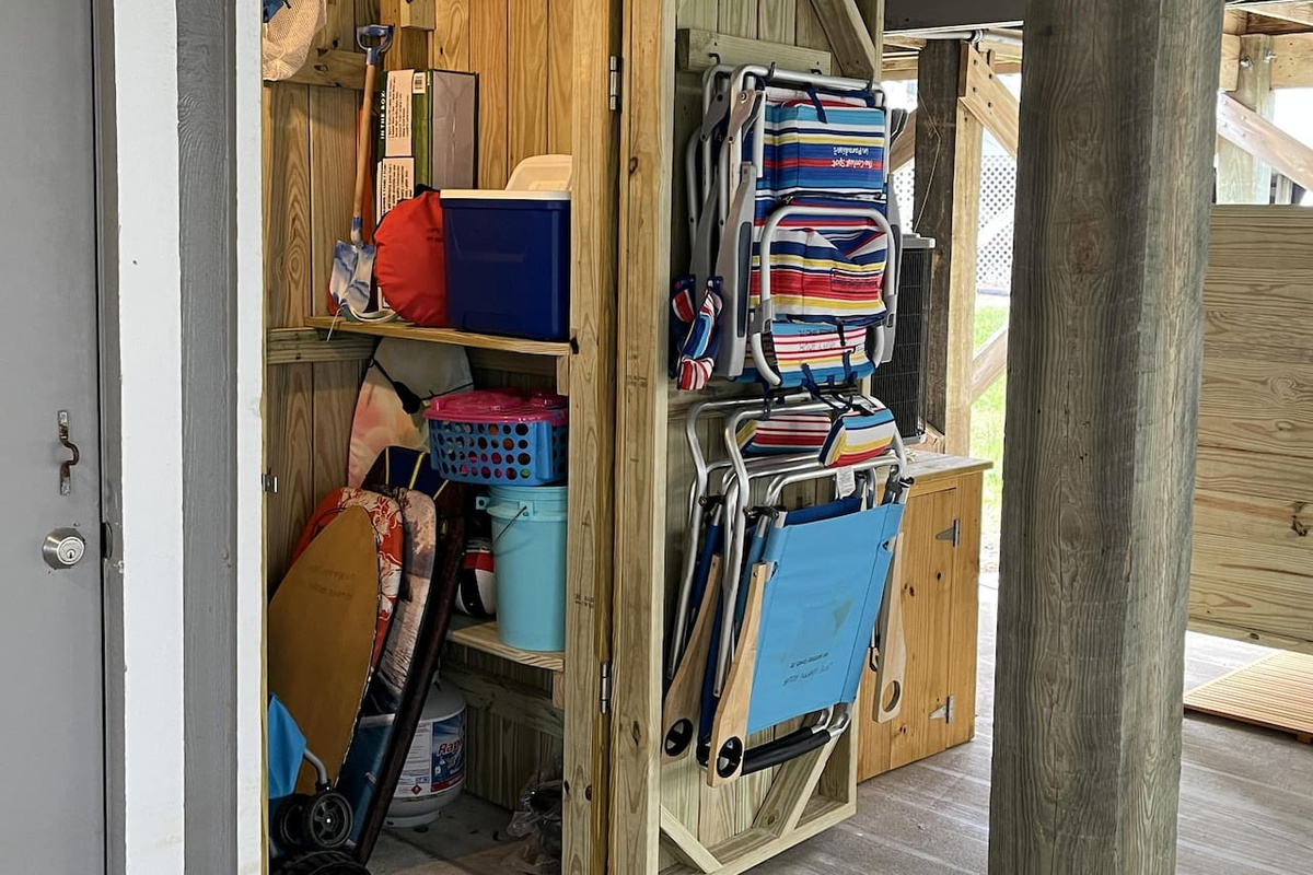 Grab your gear and go &mdash; the beach closet is packed and ready so you never waste a minute of good weather.	