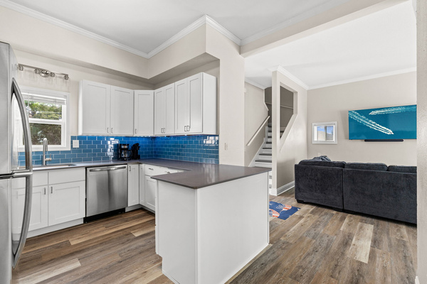 Cook meals in a newly renovated kitchen!