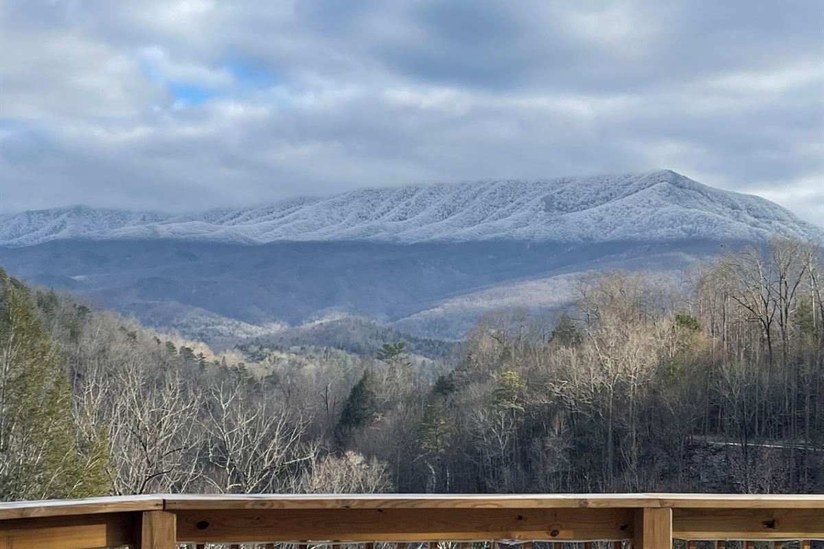 There's something magical about snow in the mountains! Come in the winter and see for yourself.