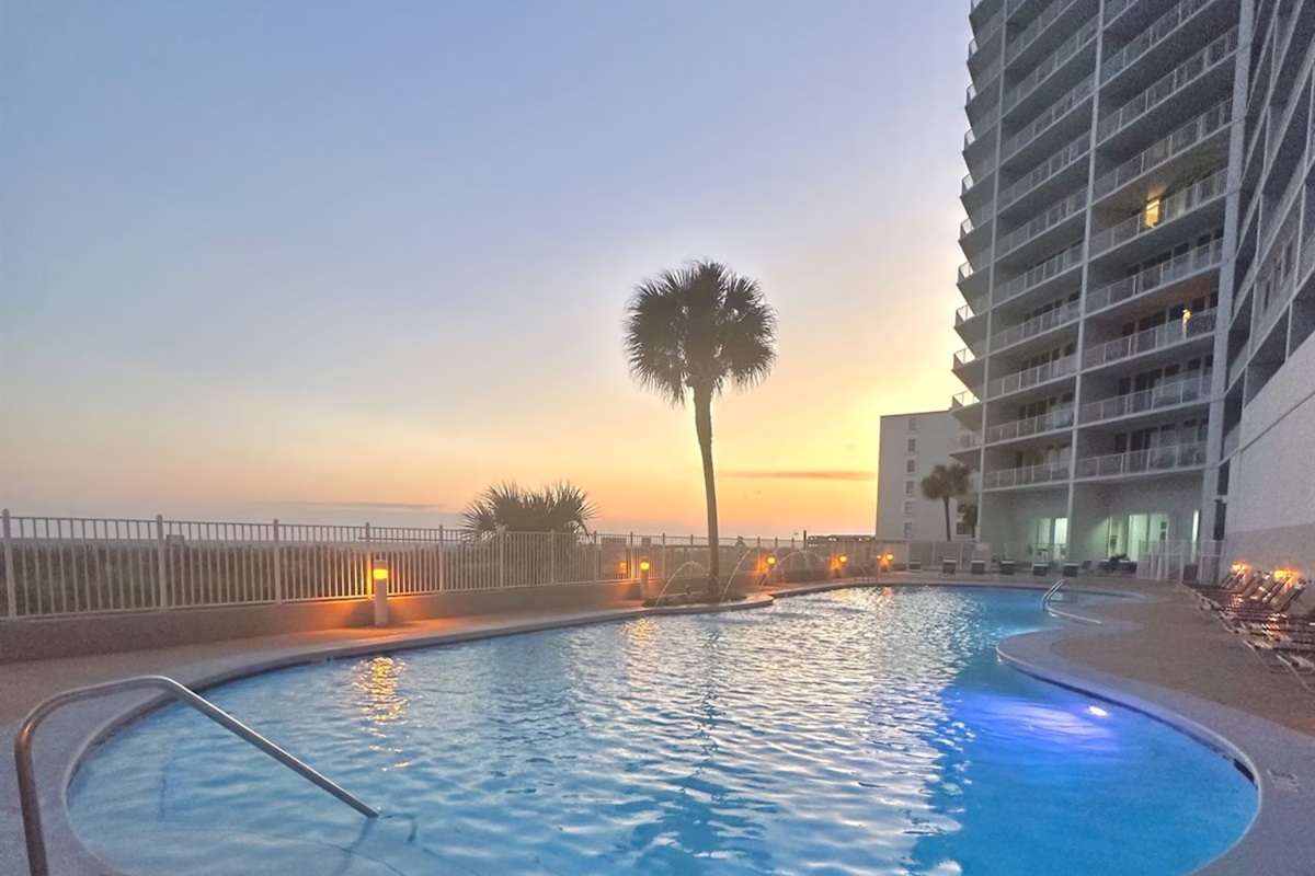 1 of 2 outdoor pools 