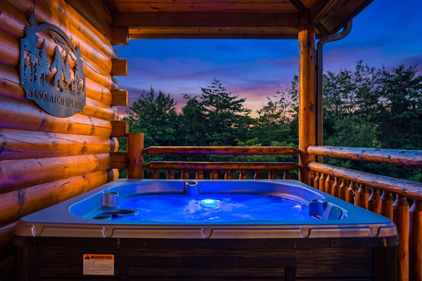 Star Gazing in the Hot Tub