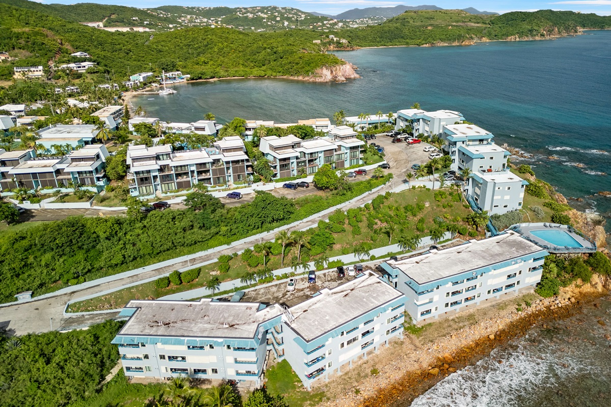 Aerial of SeaCliff Villas