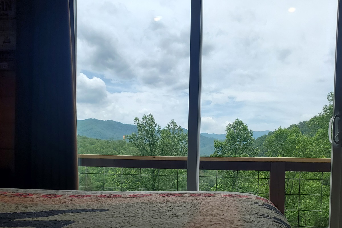 View from the master bedroom