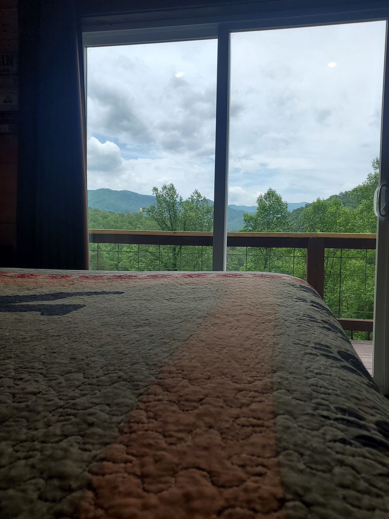 View from the master bedroom