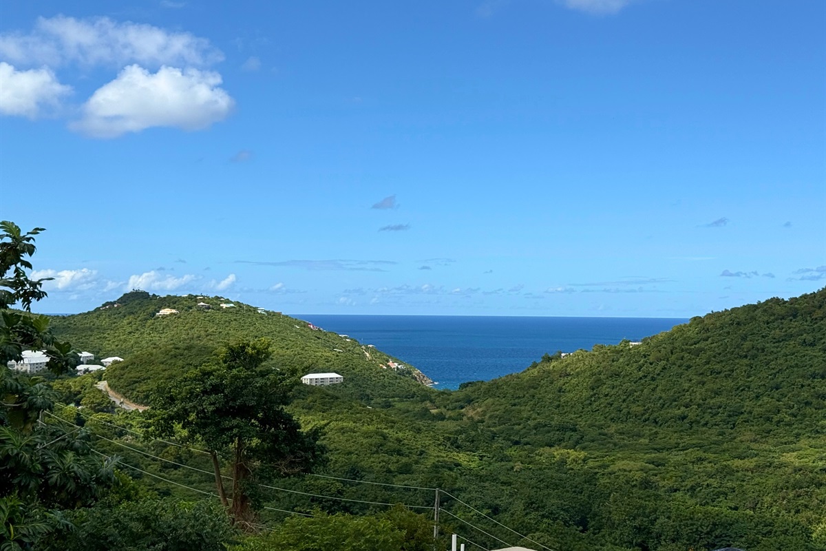 Gorgeous views of the mountains and the ocean