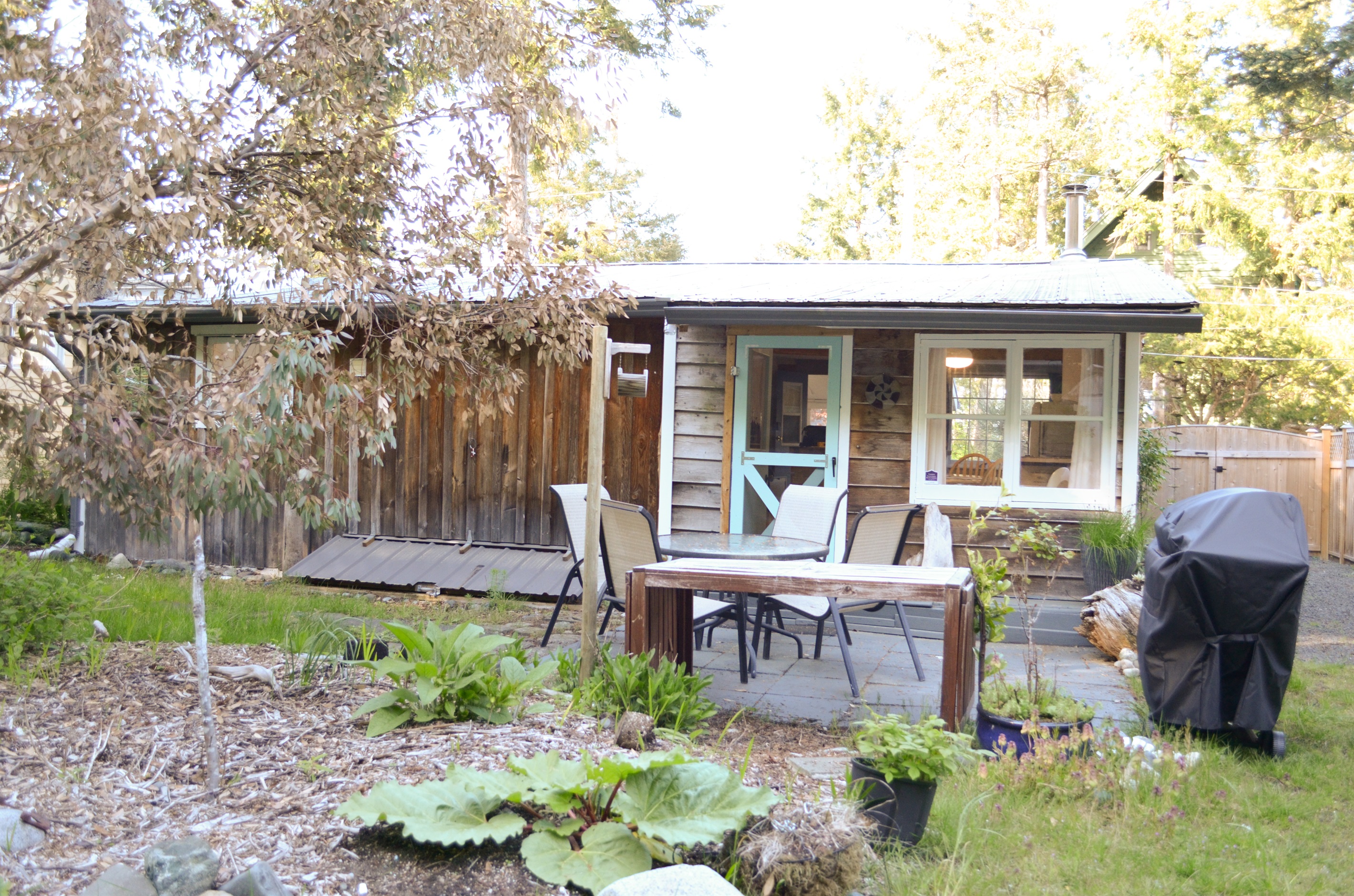 Quiet backyard