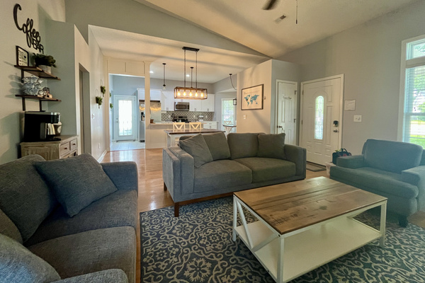 Open floor plan for quality family time