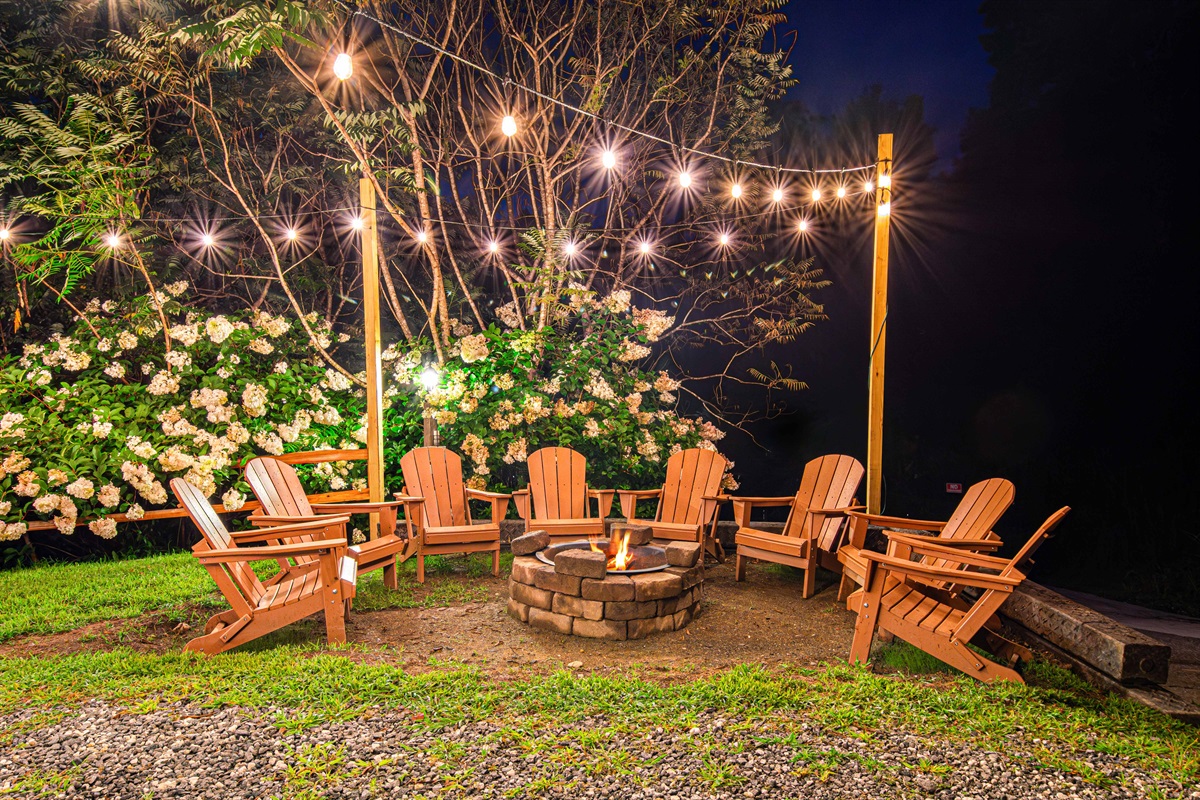 Starlight & Stories: Unwind by the fire under the stars.