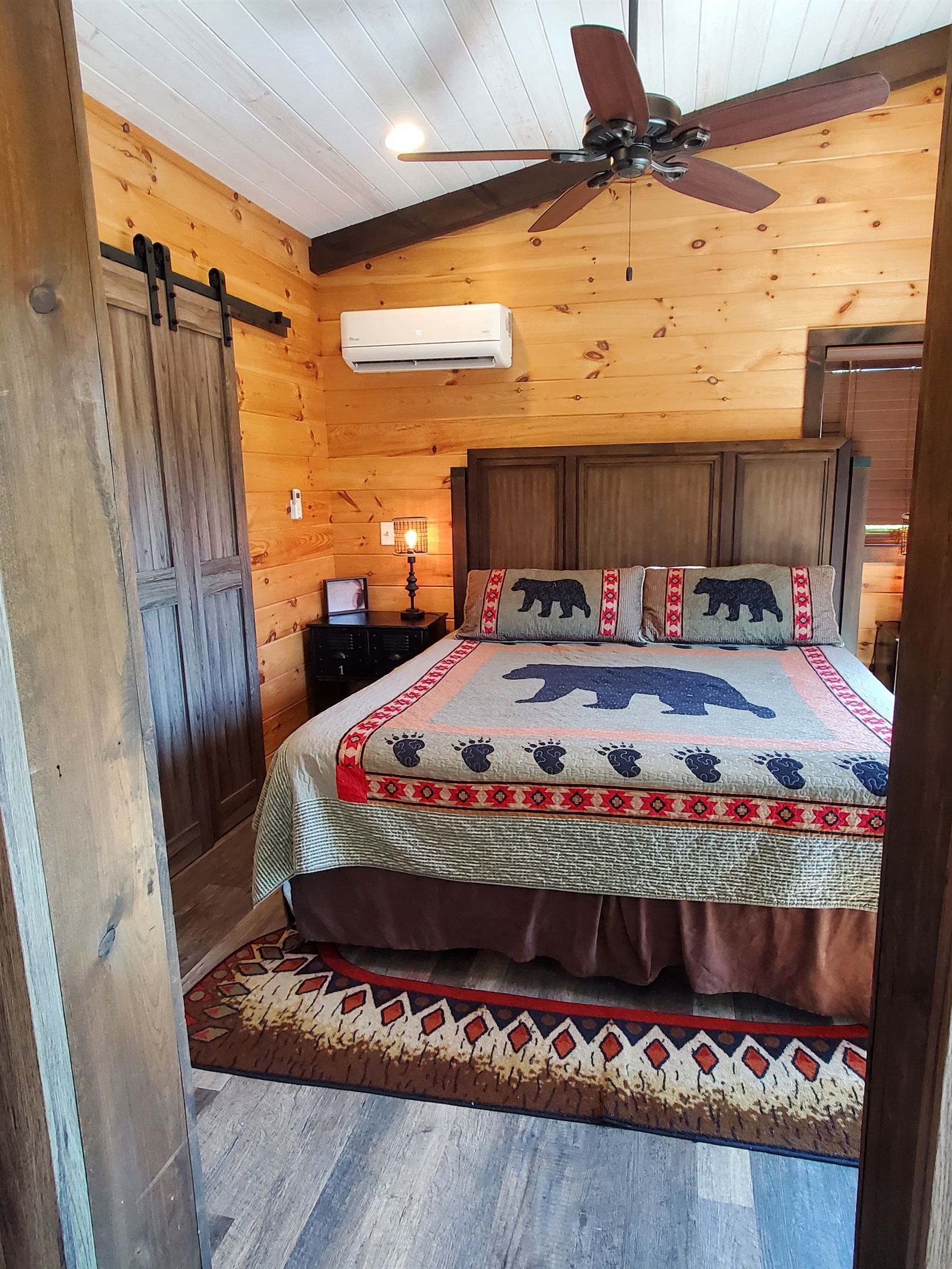 Comfy bed with all linens supplied