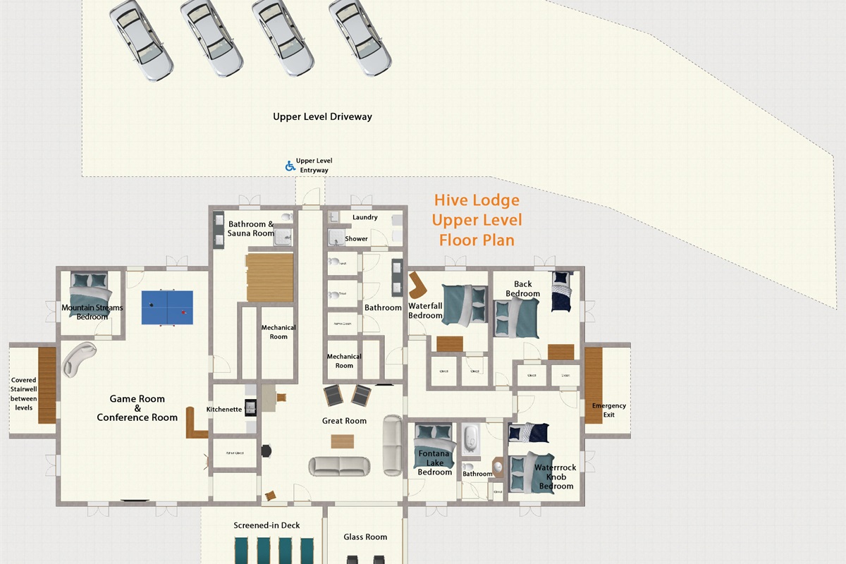 Upper Level Floor Plan