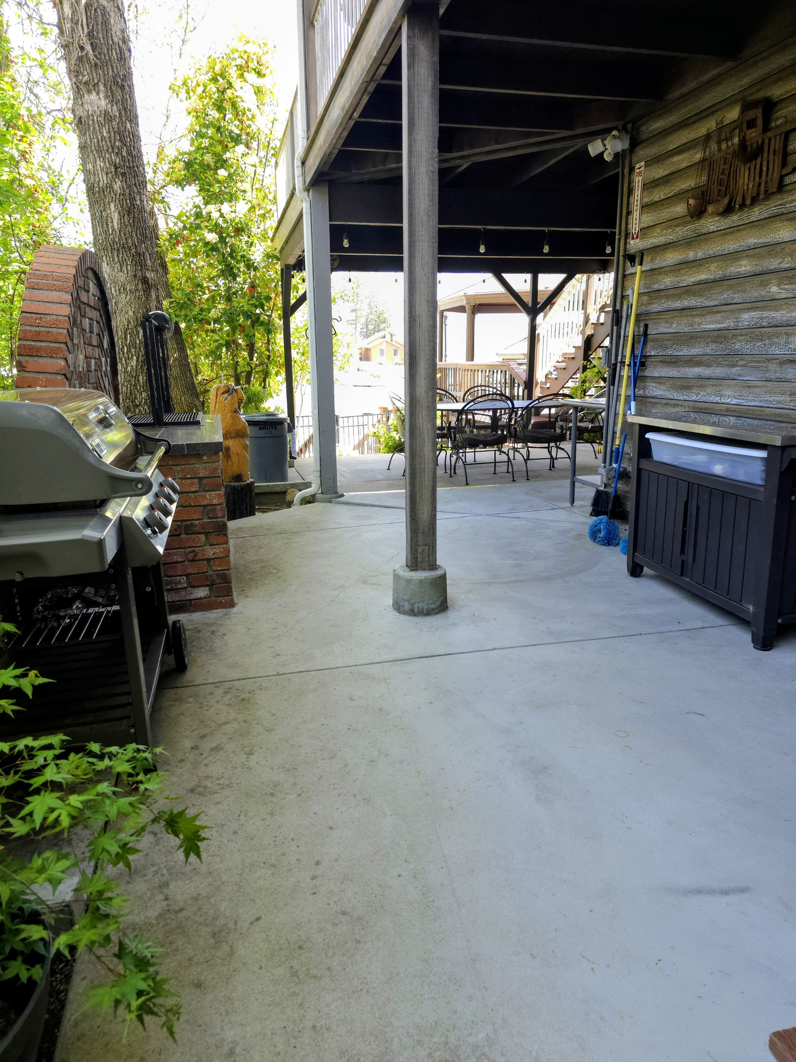 BBQ and BBQ accessories area