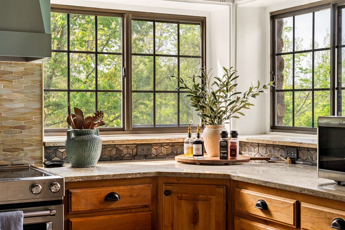 Natural light and thoughtful details make this kitchen feel both warm and welcoming