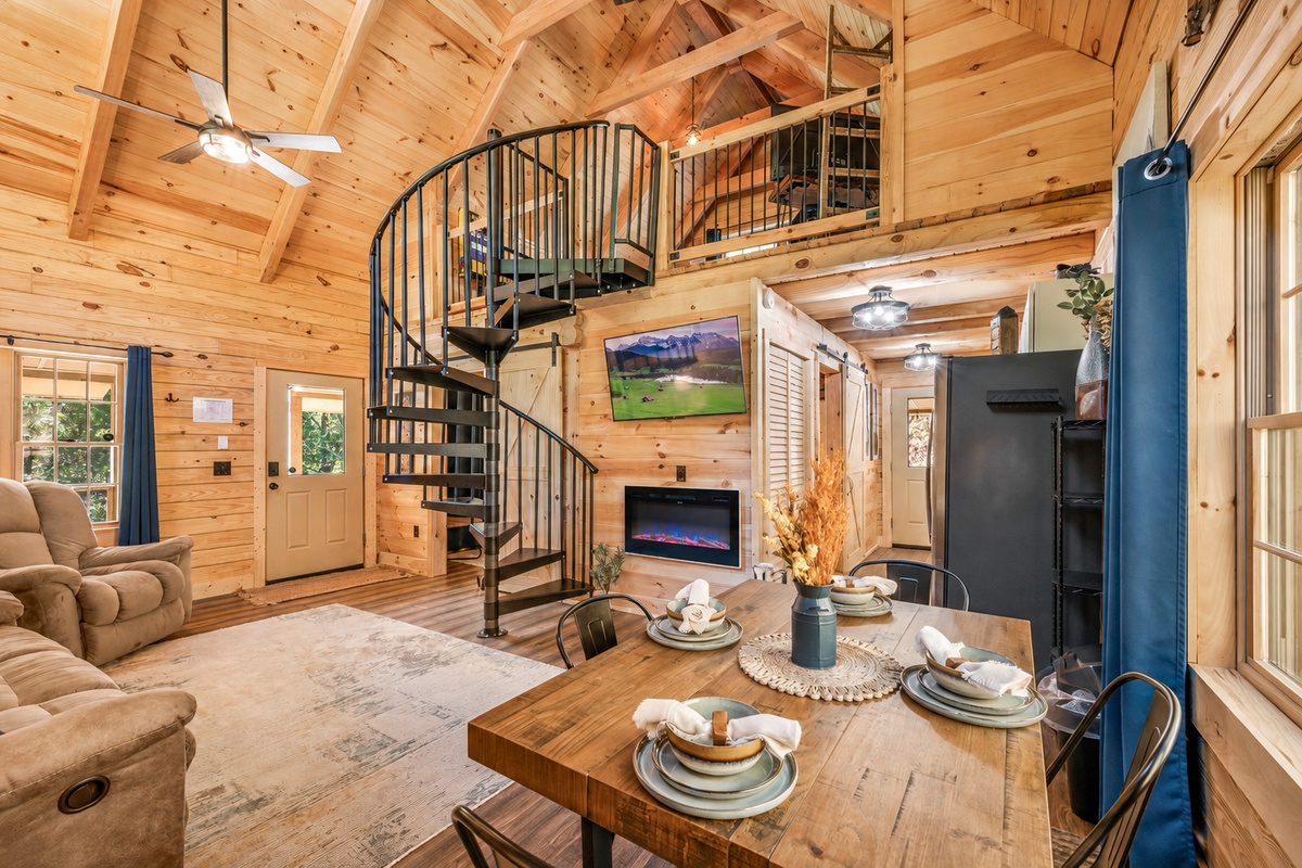 Open Concept/ Valuted Ceilings