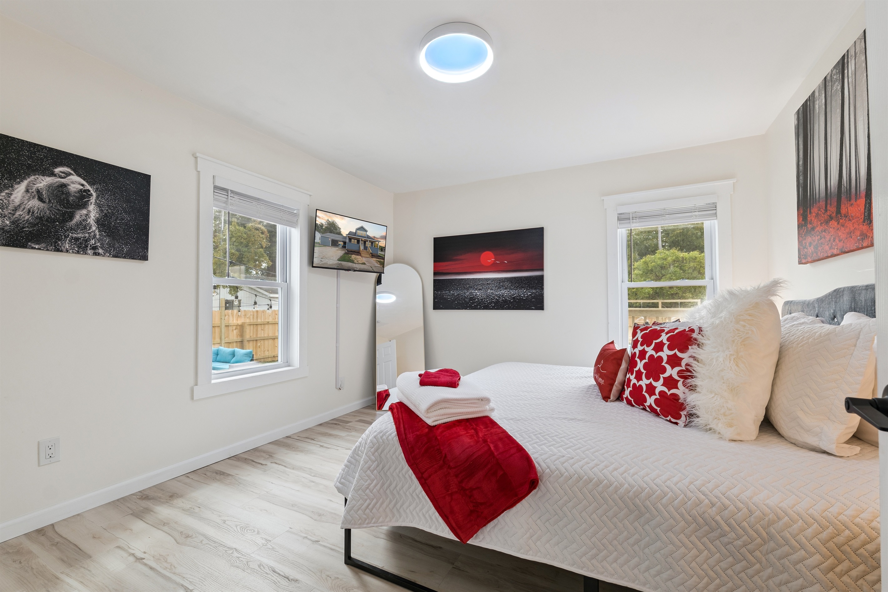 Relaxing King Bedroom for cozy nights 