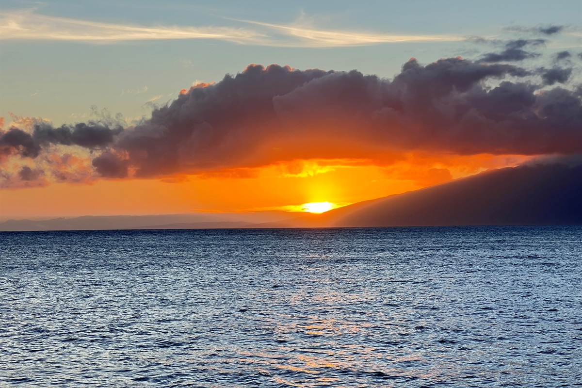 Sunset from lanai
