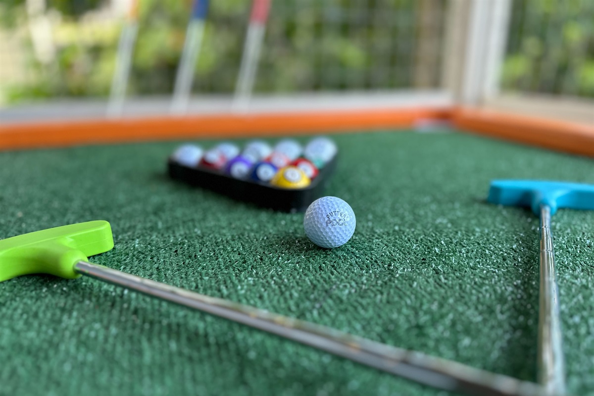Family Fun: Outdoor Putter Pool Table