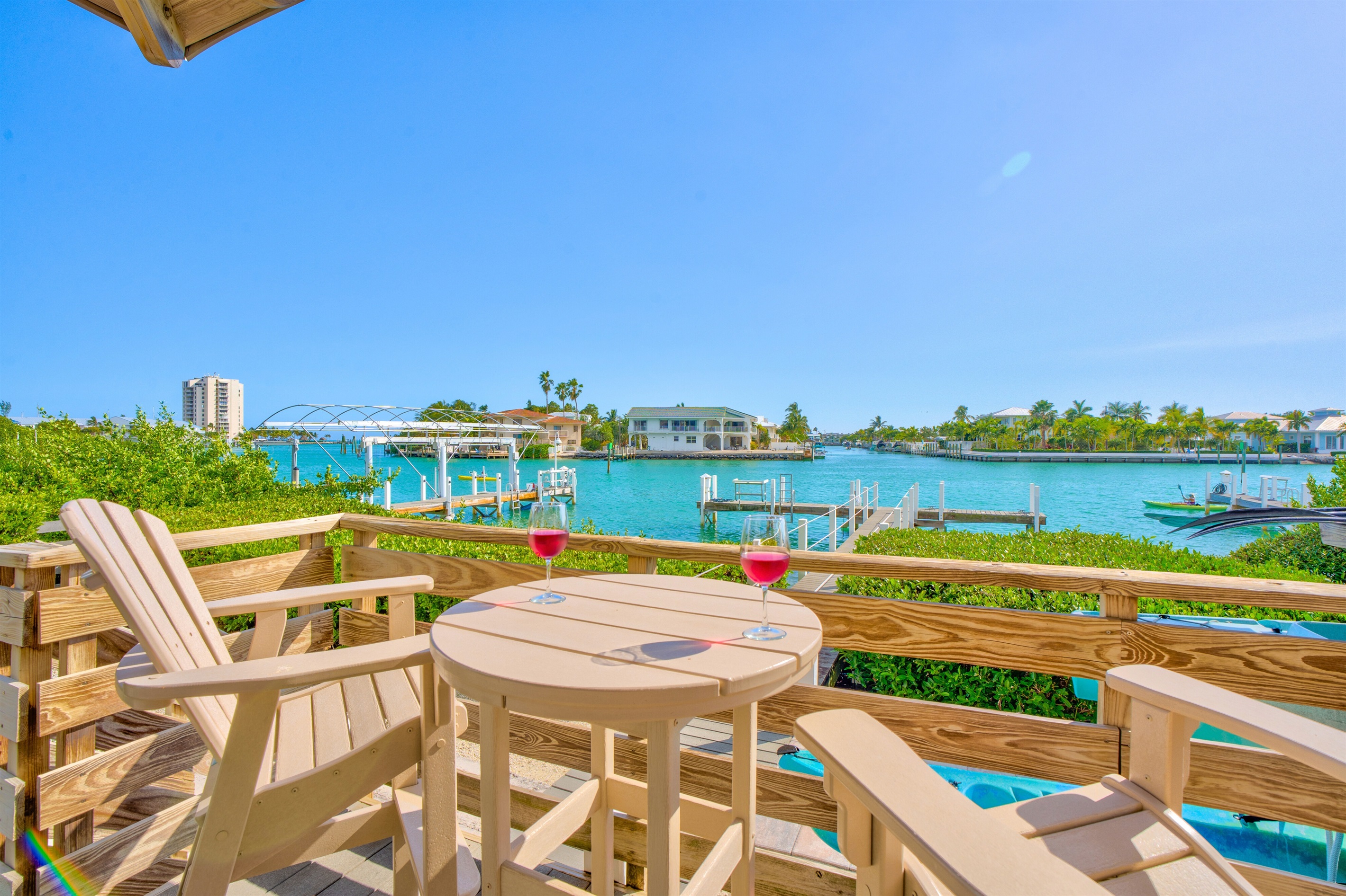 Where you get to enjoy open water views...