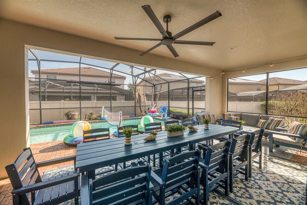 Patio Area with Dining for 12